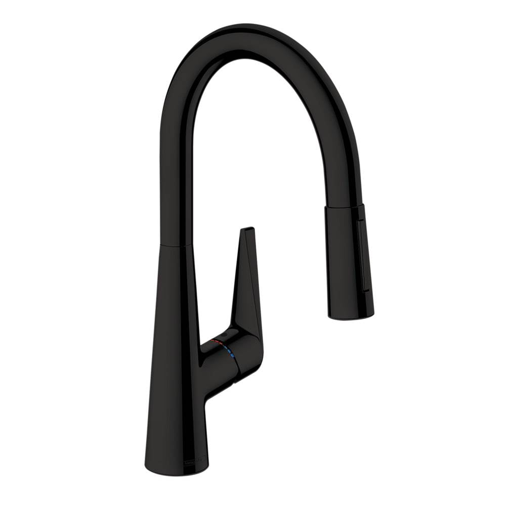 Hansgrohe - Talis S HighArc Kitchen Faucet, 2-Spray Pull-Down, 1.75 GPM in Matte Black - Matte Black