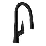 Hansgrohe - Talis S HighArc Kitchen Faucet, 2-Spray Pull-Down, 1.75 GPM in Matte Black - Matte Black
