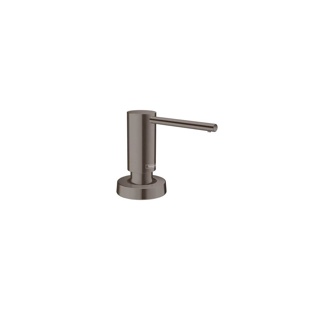 Hansgrohe - Modern Soap Dispenser in Brushed Black Chrome - Brushed Black Chrome
