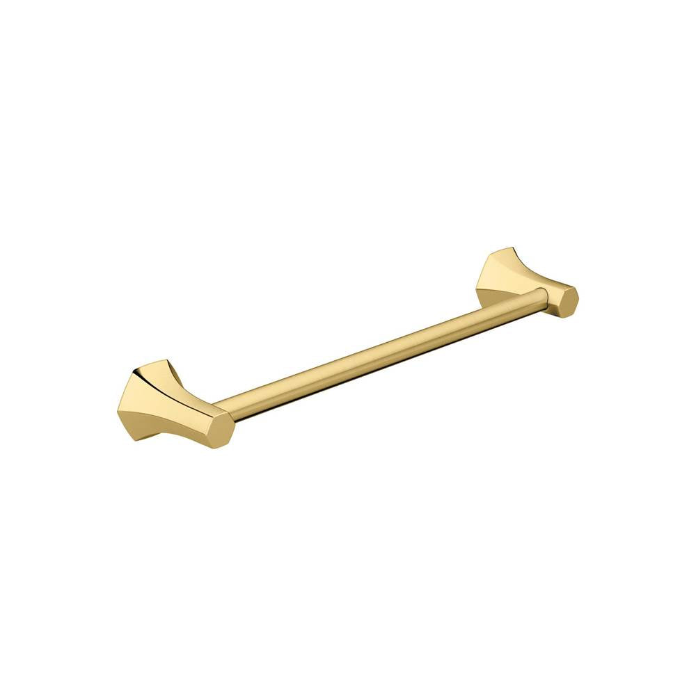 Hansgrohe - Locarno Towel Bar, 18'' in Brushed Gold Optic - Brushed Gold Optic