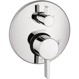 Hansgrohe - EcoStat Pressure Balance Trim S with Diverter in Matte White - Matte White