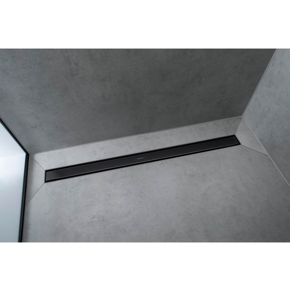 RainDrain Match Trim for 59 1/8'' Rough with Height Adjustable Frame in Chrome