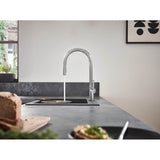 Talis N HighArc Kitchen Faucet, O-Style 2-Spray Pull-Down, 1.75 GPM in Chrome