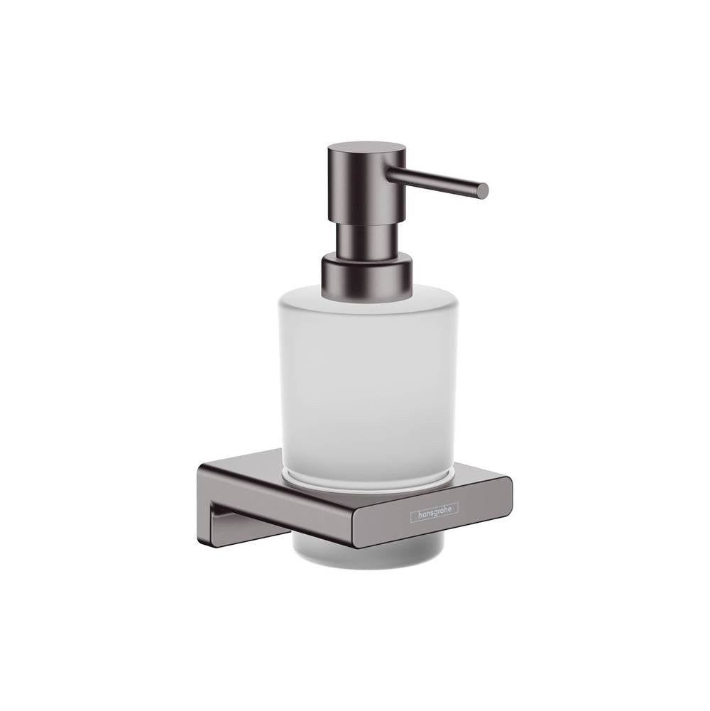 Hansgrohe - AddStoris Liquid Soap Dispenser  in Brushed Black Chrome - Brushed Black Chrome