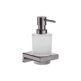 Hansgrohe - AddStoris Liquid Soap Dispenser  in Brushed Black Chrome - Brushed Black Chrome