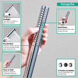 Pulsify S Baton Handshower 100 1-Jet, 2.5 GPM in Chrome