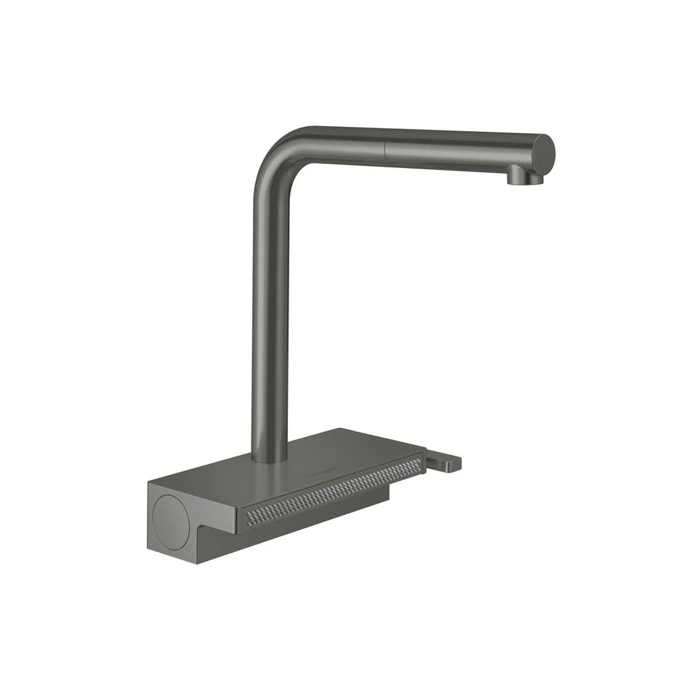 Hansgrohe - Aquno Select Kitchen Faucet, 2-Spray Pull-Out, 1.75 GPM in Brushed Black Chrome - Brushed Black Chrome