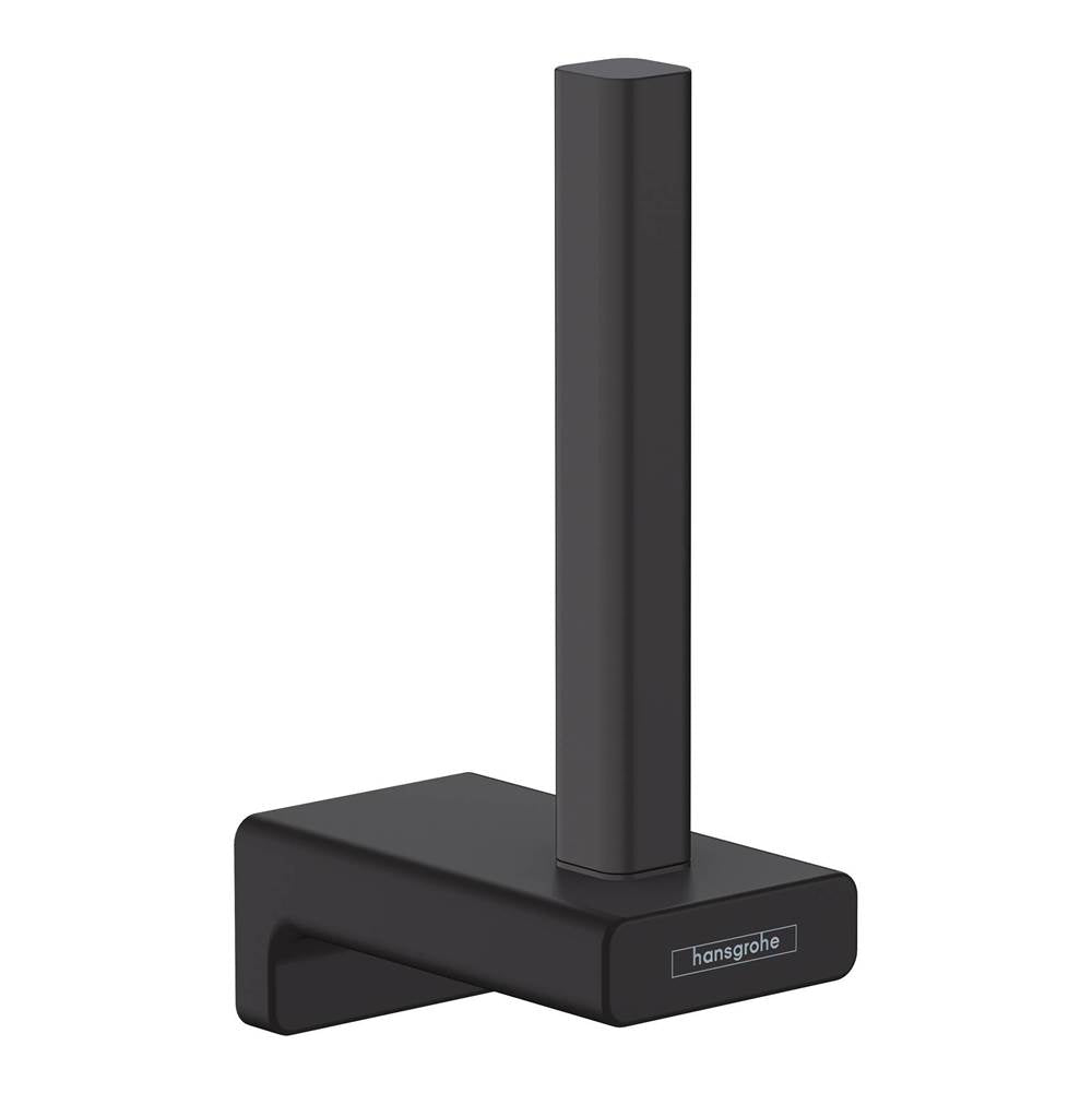 Hansgrohe - AddStoris Spare Toilet Paper Holder in Matte Black - Matte Black