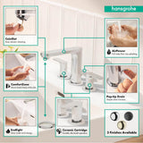 Rebris S Widespread Faucet 110 with Pop-Up Drain, 1.2 GPM in Chrome