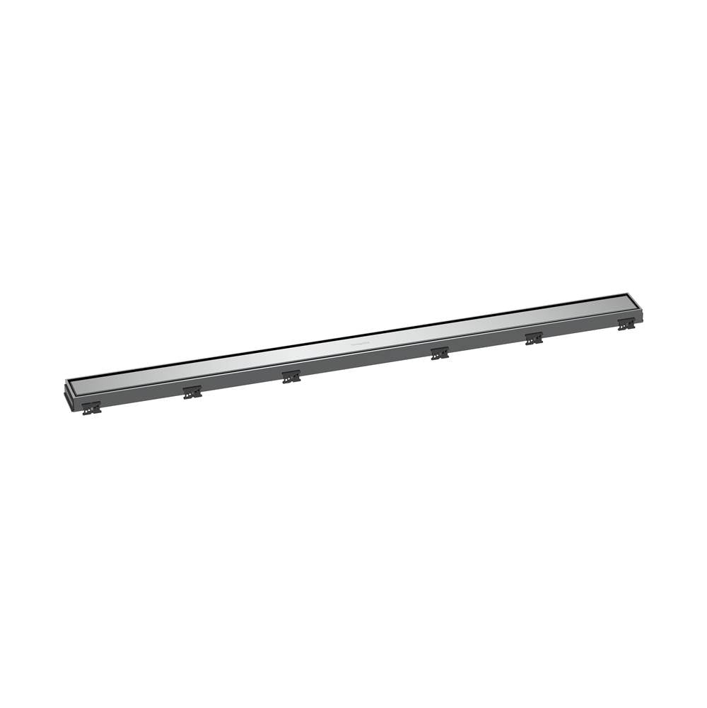 Hansgrohe - RainDrain Match Trim for 39 3/8'' Rough with Height Adjustable Frame in Chrome - Chrome
