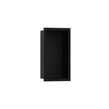 Hansgrohe - XtraStoris Individual Wall Niche Matte Black with Design Frame 12''x 6''x 4'' in Matte Black - Matte Black