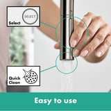 Talis N HighArc Kitchen Faucet, O-Style 2-Spray Pull-Down, 1.75 GPM in Chrome