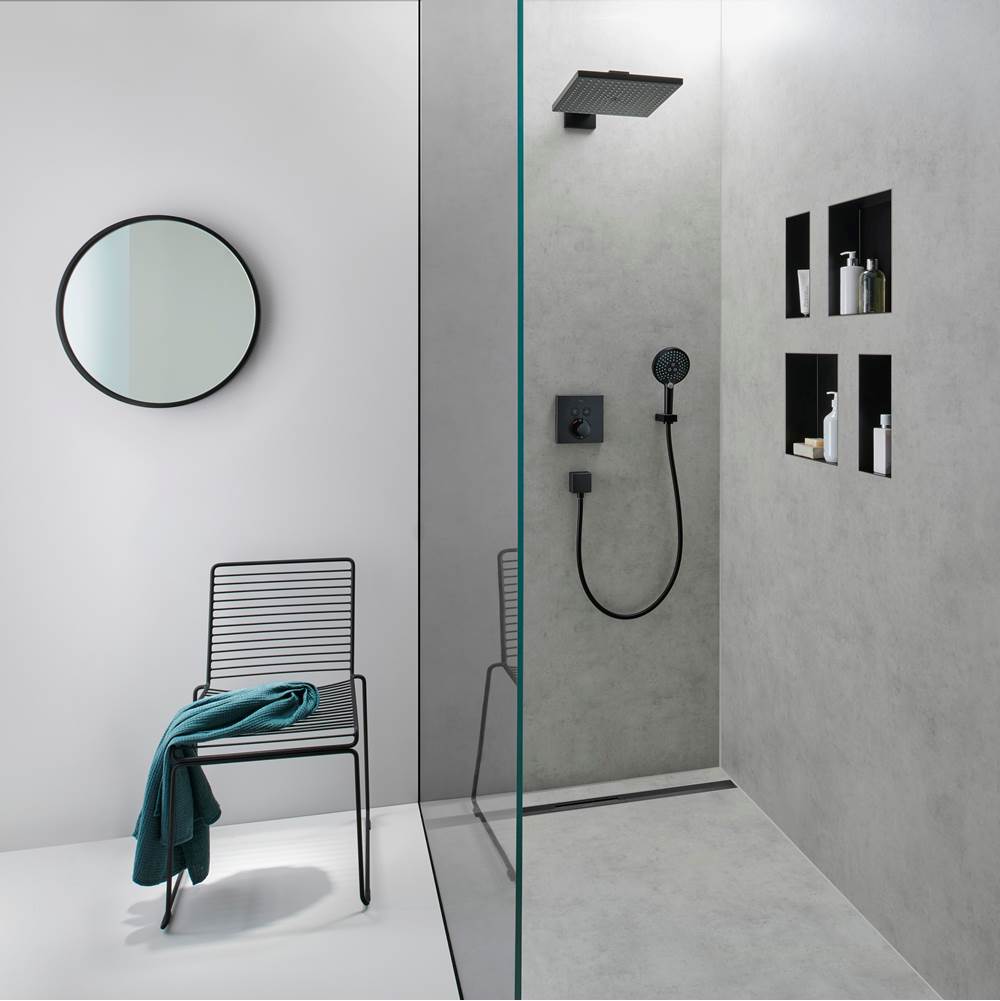 XtraStoris Minimalistic Wall Niche Frameless 12''x 12''x 4''  in Matte Black
