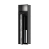 Hansgrohe - XtraStoris Rock Recessed Toilet Brush Holder with Toilet Paper Holder & Tileable Door in Matte Black - Matte Black
