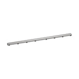 Hansgrohe - RainDrain Match Trim for 59 1/8'' Rough with Height Adjustable Frame in Brushed Stainless Steel - Brushed Stainless Steel