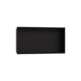 Hansgrohe - XtraStoris Original Wall Niche with Integrated Frame 12''x 24''x 4''  in Matte Black - Matte Black
