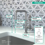 Talis N Kitchen Faucet, U-Style 1-Spray, 1.75 GPM in Chrome