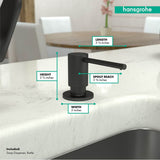 Modern Soap Dispenser in Chrome