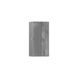 Hansgrohe - XtraStoris Rock Wall Niche with Tileable Door 12''x 6''x 4'' in Brushed Stainless Steel - Brushed Stainless Steel