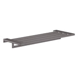 Hansgrohe - AddStoris Towel Rack with Towel Bar in Brushed Black Chrome - Brushed Black Chrome