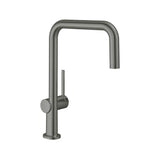 Hansgrohe - Talis N Kitchen Faucet, U-Style, 1-Spray, 1.75 GPM in Brushed Black Chrome - Brushed Black Chrome