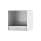 Hansgrohe - XtraStoris Original Recessed Toilet Paper Holder 6''x 6''x 5.5'' in Matte White - Matte White