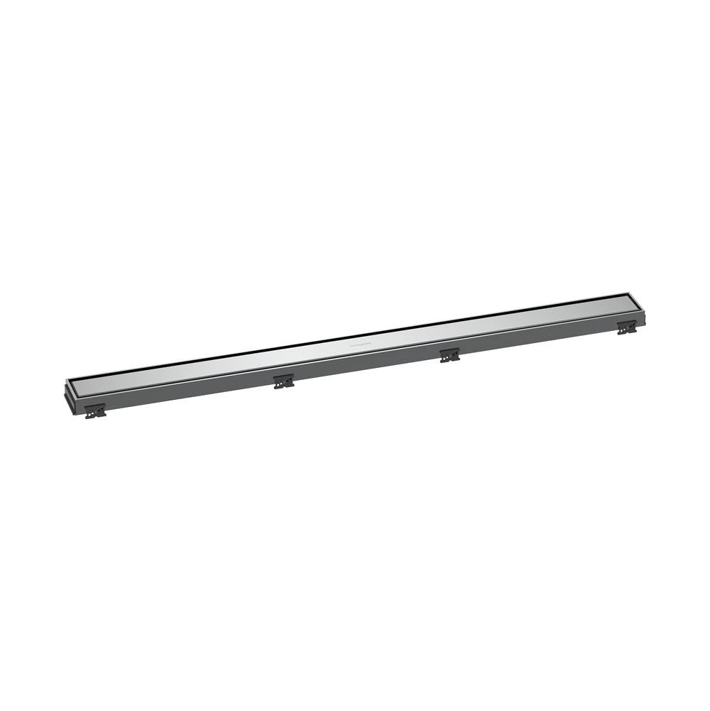 Hansgrohe - RainDrain Match Trim for 35 1/4'' Rough with Height Adjustable Frame in Chrome - Chrome
