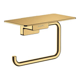 Hansgrohe - AddStoris Toilet Paper Holder with Shelf in Brushed Bronze - Brushed Bronze