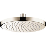 Hansgrohe - Croma Showerhead 220 1-Jet, 1.5 GPM in Brushed Nickel - Brushed Nickel
