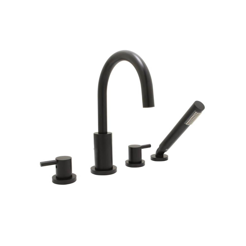 Huntington Brass - Roman Tub Filler, Matte Black - Matte Black