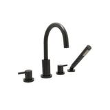 Huntington Brass - Roman Tub Filler, Matte Black - Matte Black