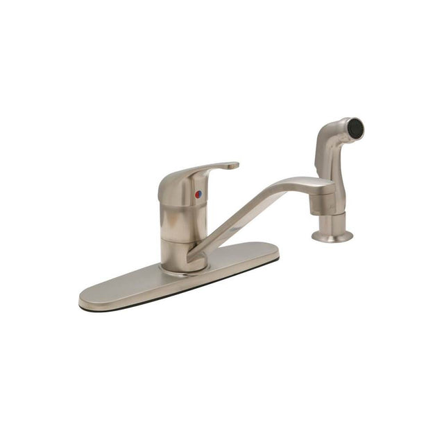 Huntington Brass - Single Control Kitchen Faucet, Satin Nickel - Satin Nickel