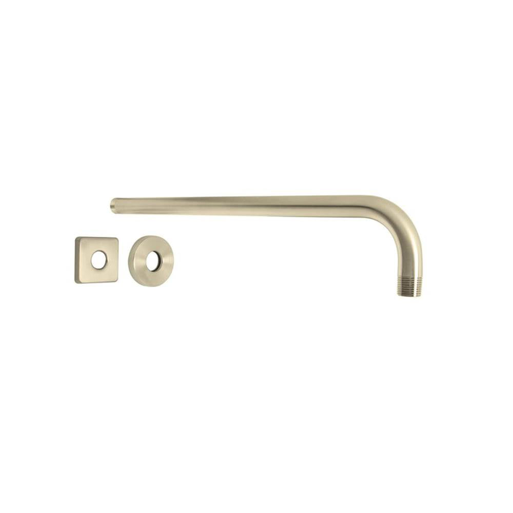 Huntington Brass - Shower Arm, Satin Brass PVD - PVD Satin Brass