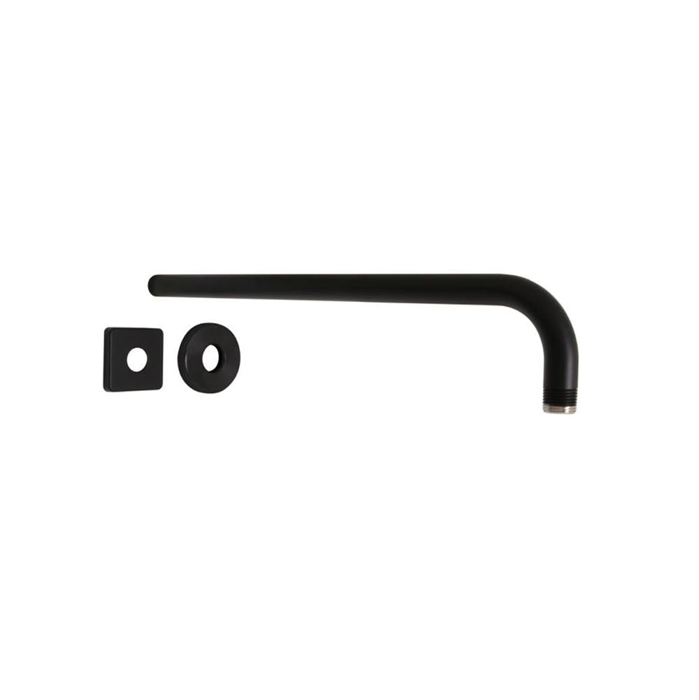 Huntington Brass - Shower Arm, Matte Black - Matte Black