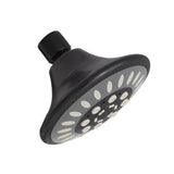 Huntington Brass - 5 Settings Shower Head, Matte Black - Matte Black