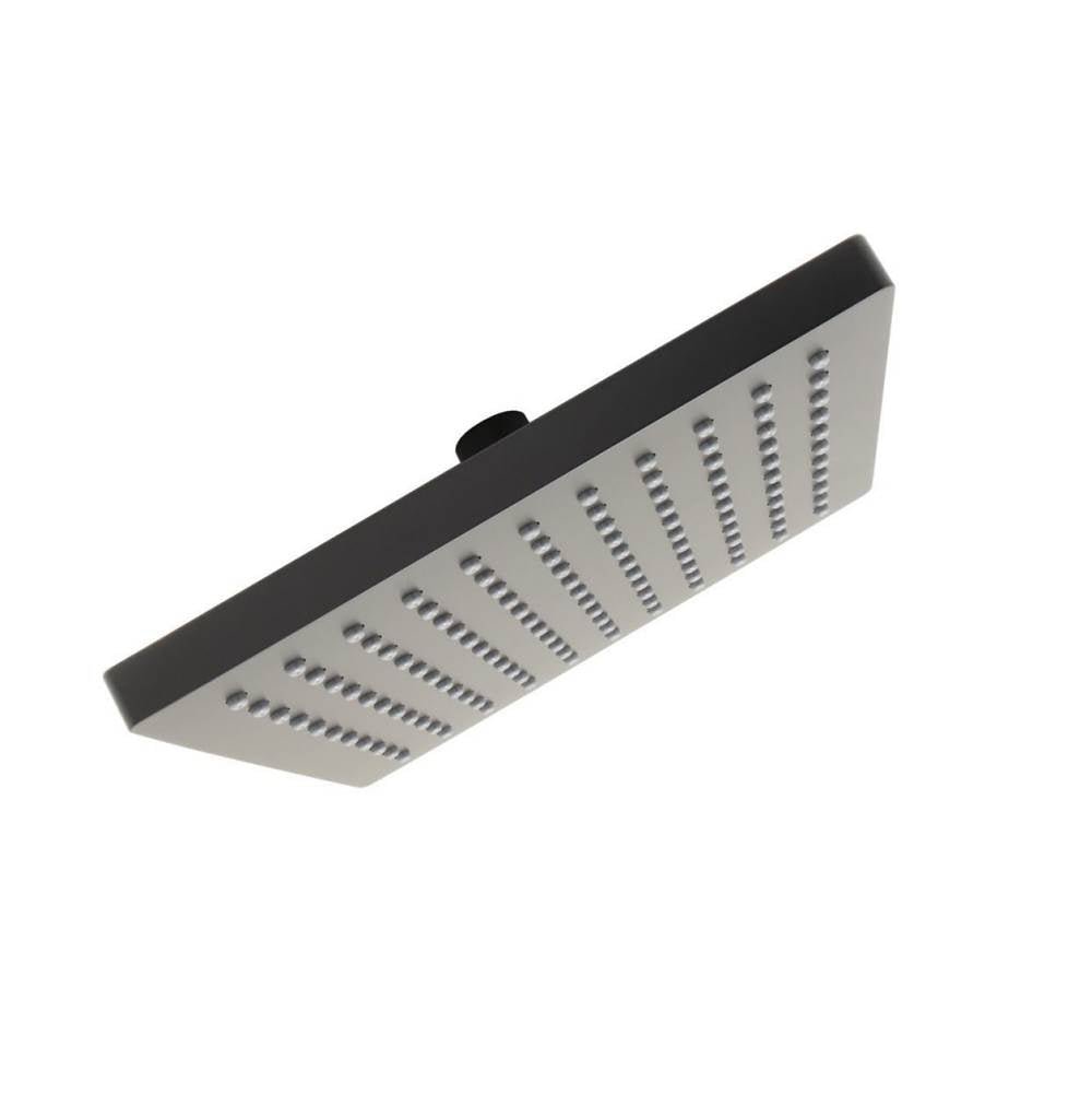 Huntington Brass - 8'' Sq Shower Head, Matte Black - Matte Black