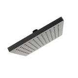 Huntington Brass - 8'' Sq Shower Head, Matte Black - Matte Black