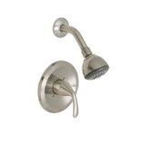 Huntington Brass - Retro. Slide Bar Shower Set, Satin Nickel - Satin Nickel