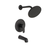 Huntington Brass - In-Wall Balance Tub and Shower Faucet Trims - Matte Black