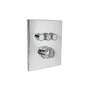 Huntington Brass - Three Button Push Button Valve Faceplate - Polished Chrome
