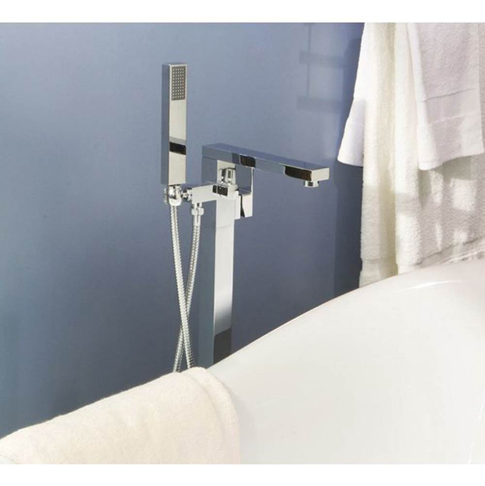 Free Standing Roman Tub Filler With Hand Shower