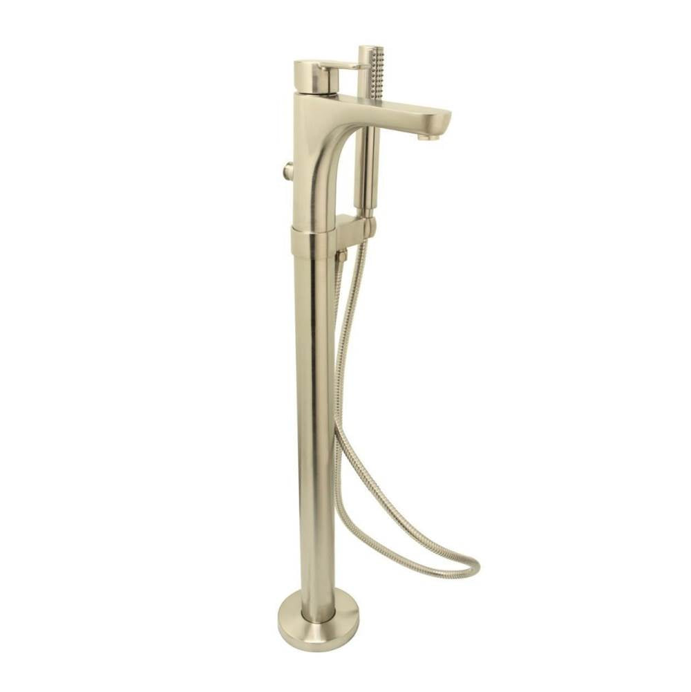 Huntington Brass - Free Standing Tub Filler High Flo, Satin Brass PVD - PVD Satin Brass