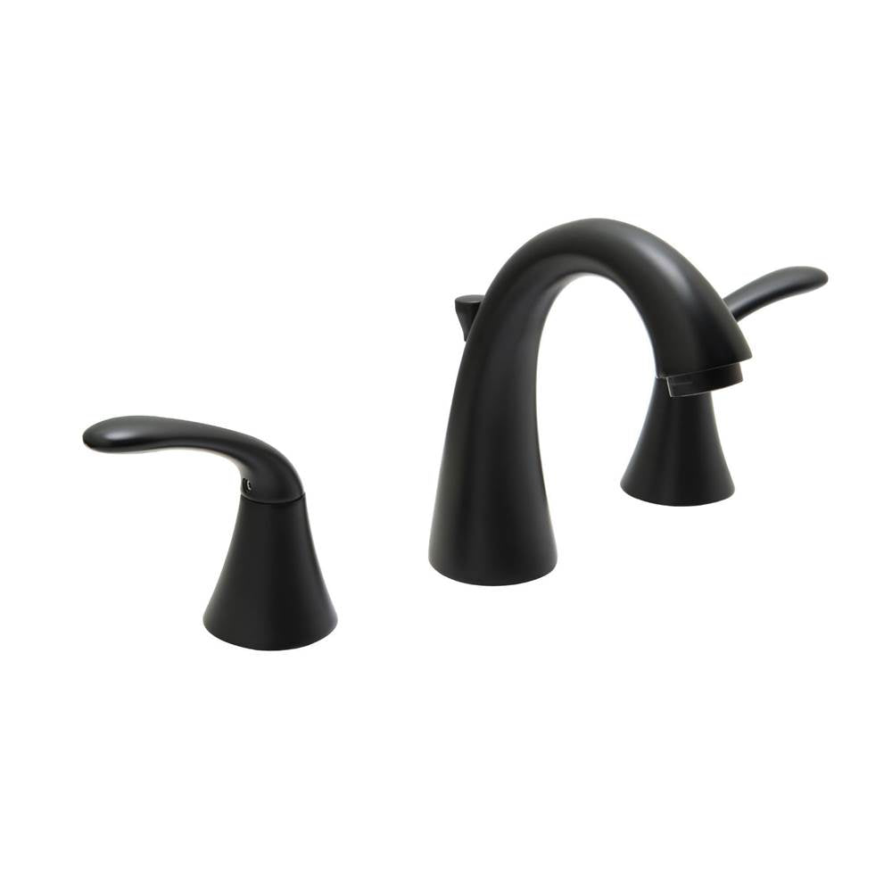 Huntington Brass - 8'' Wide Spread Lavatory Faucet, Matte Black - Matte Black