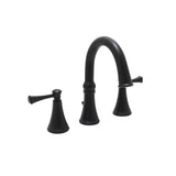 Huntington Brass - 8'' Ws Lav Faucet, - Matte Black