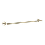 Huntington Brass - Euro Towel Bar, Satin Brass - PVD Satin Brass