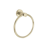 Huntington Brass - Euro Towel Ring, Satin Brass - PVD Satin Brass