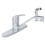 Huntington Brass - Kitchen Faucet With Side Sprayer - Polished Chrome