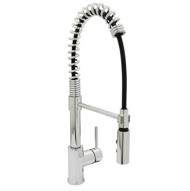 Huntington Brass - Spring Kitchen Faucet, Chrome - Polished Chrome