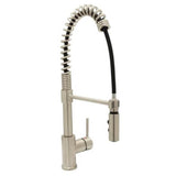 Huntington Brass - Spring Kitchen Faucet, Satin Nickel PVD - PVD Satin Nickel