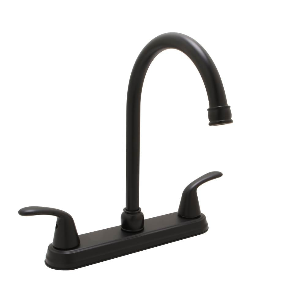 Huntington Brass - Trend 8'' Kitchen Faucet - Matte Black